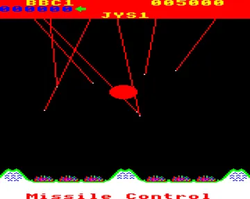 Missile Control (1983)(Gemini Games)[MISSILE] screen shot game playing